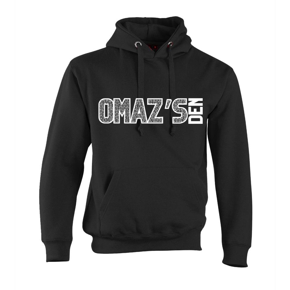 Omazs Hoodie White logo